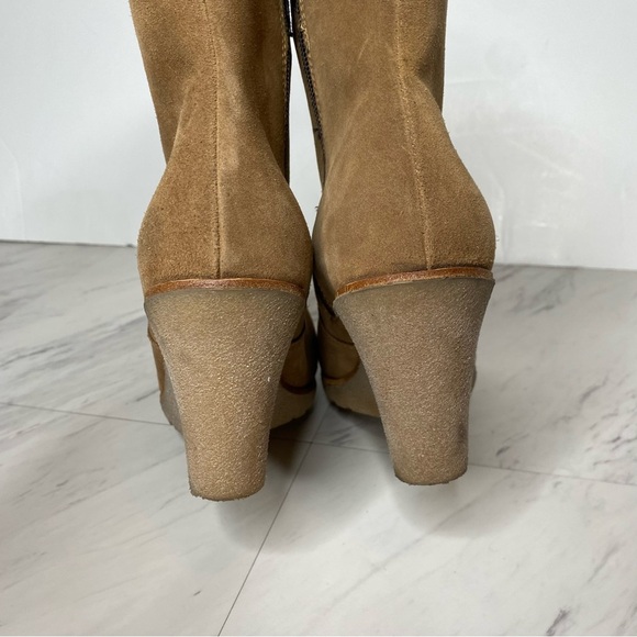 La Canadienne Krista Brown Wedge Bootie 9M - Picture 4 of 15